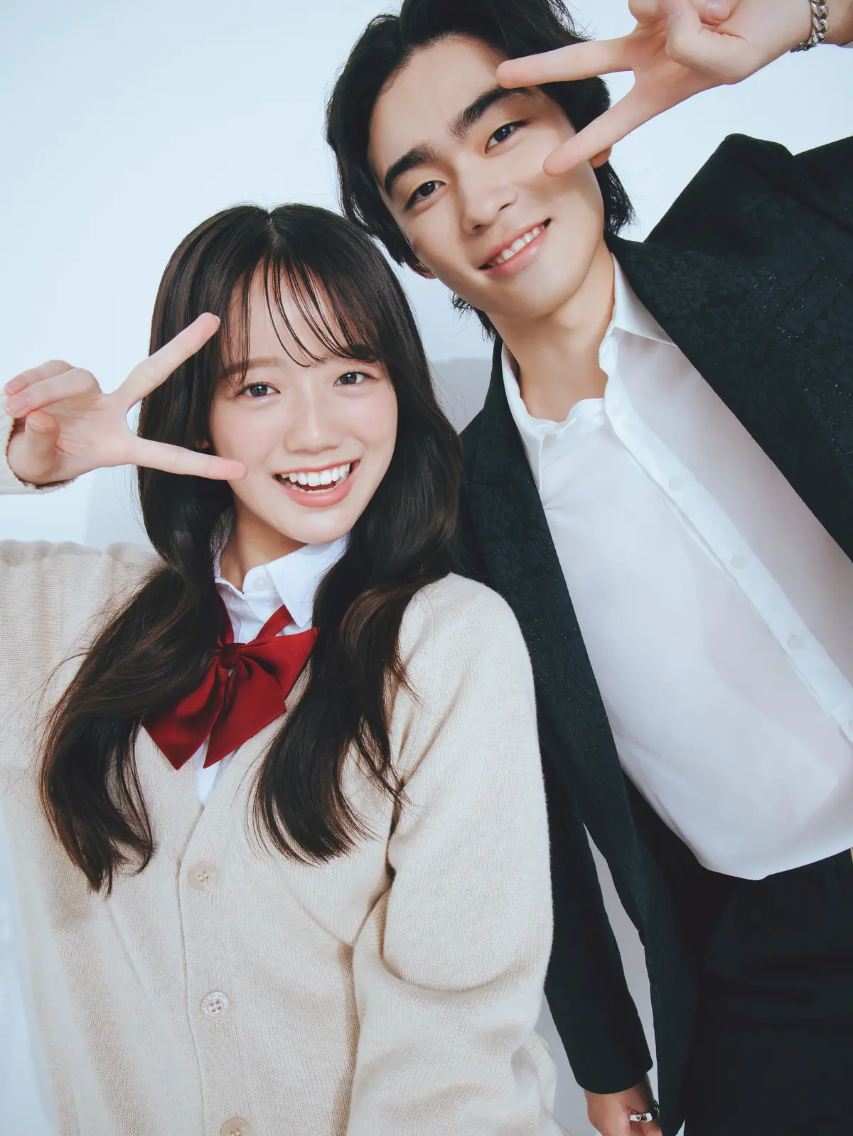 染五郎さんと瑠菜 ピース