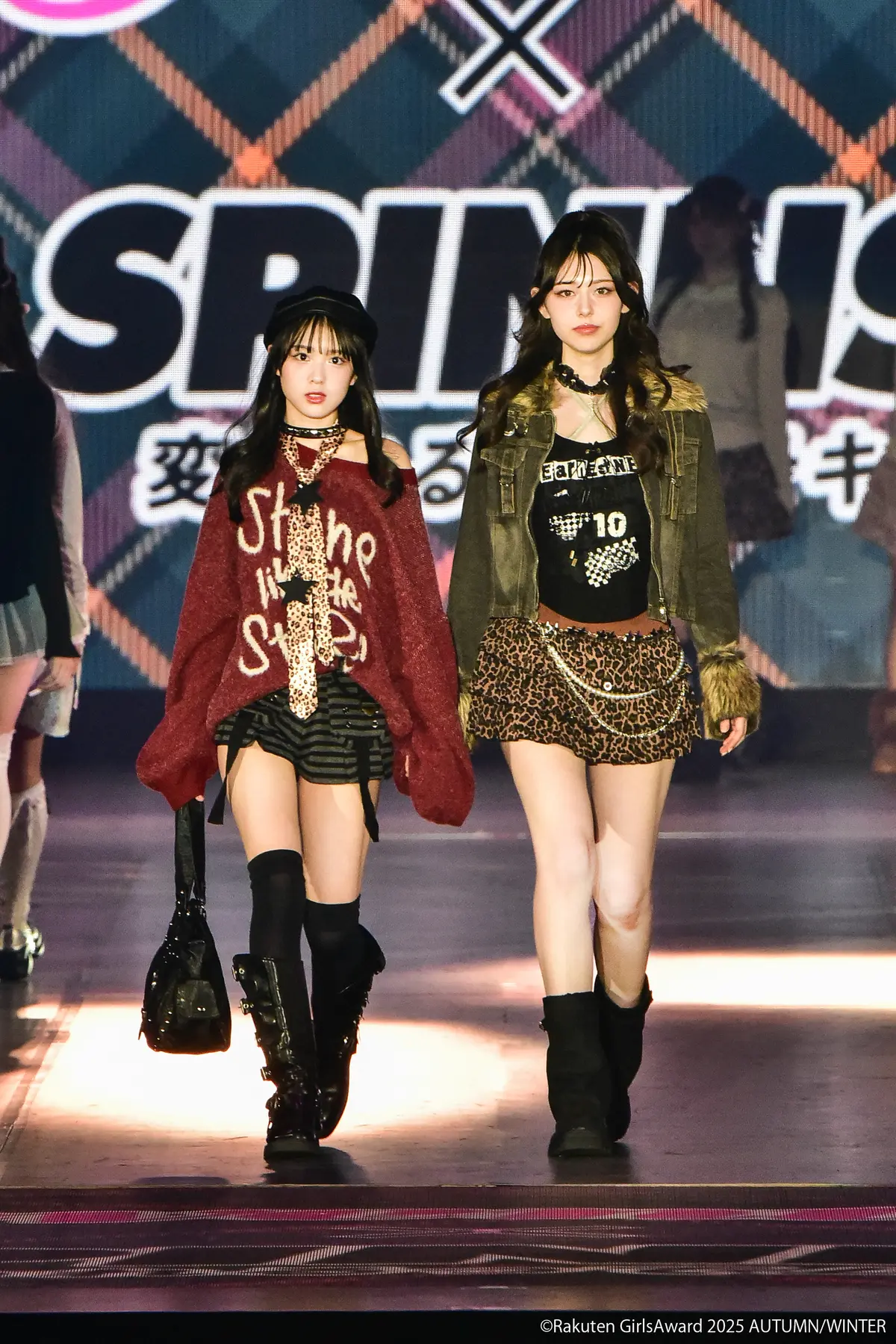 宮迫翠月、石川花のランウェイ