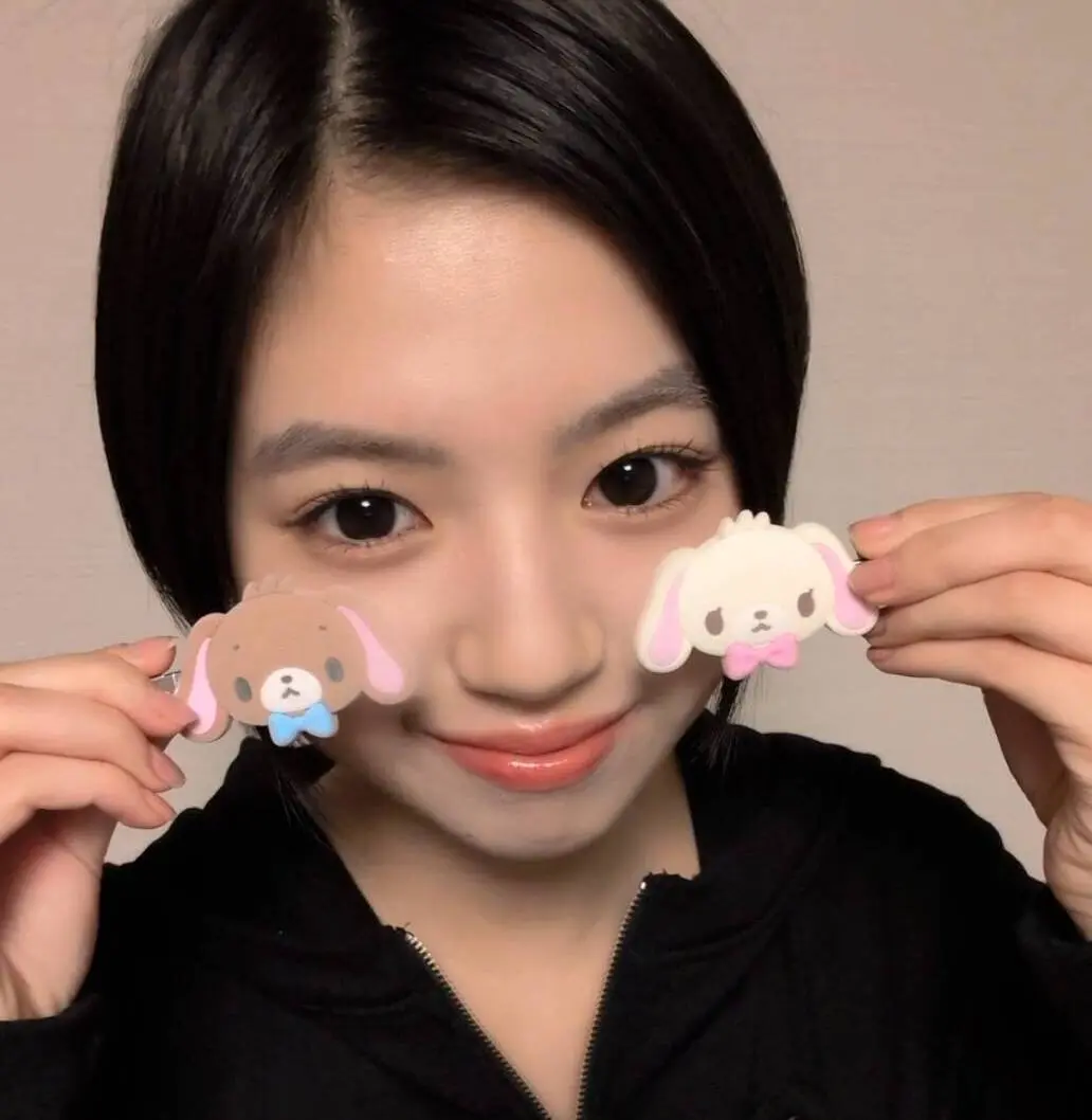佐々木満音 “シュガーバニーズ”の前髪クリップ