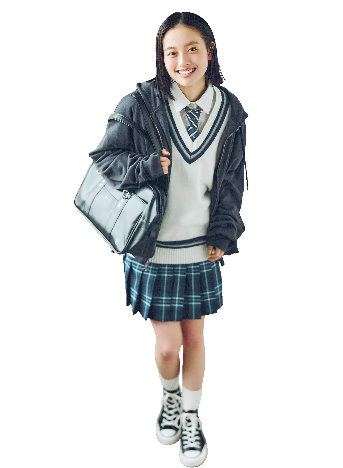 上坂樹里　制服コーデを再現