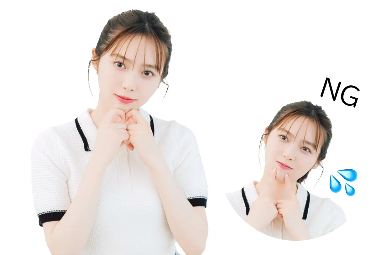 あざとい顔