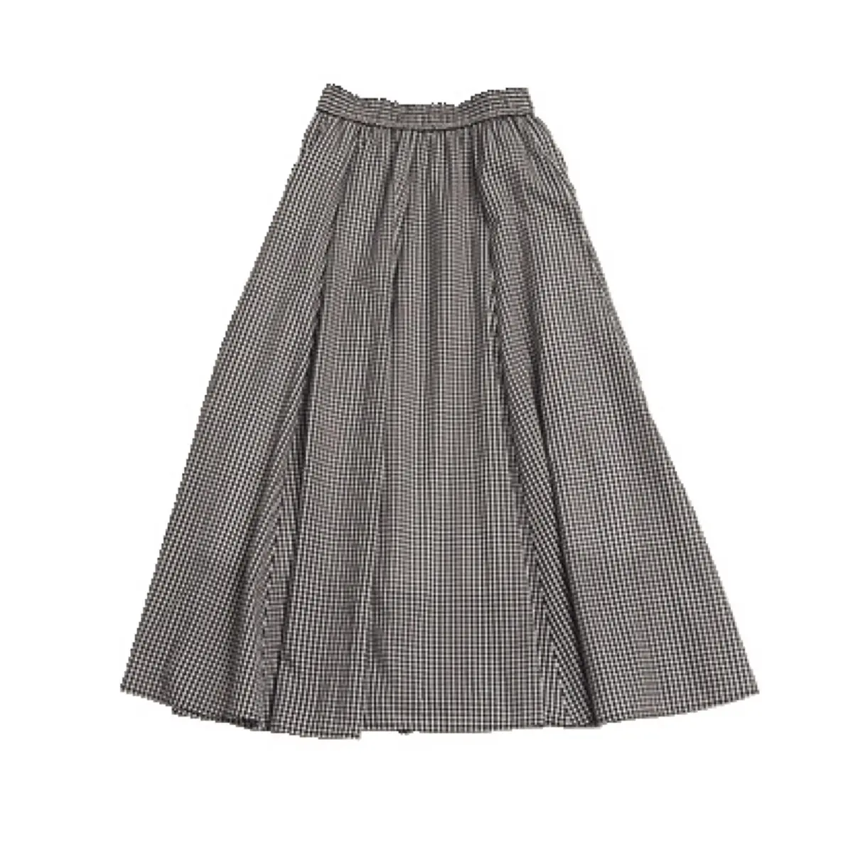 F ギンガムチェック フレアスカート￥2990