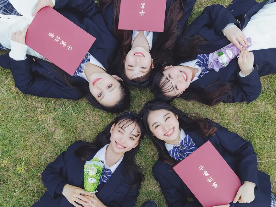 寝っ転がって円に！