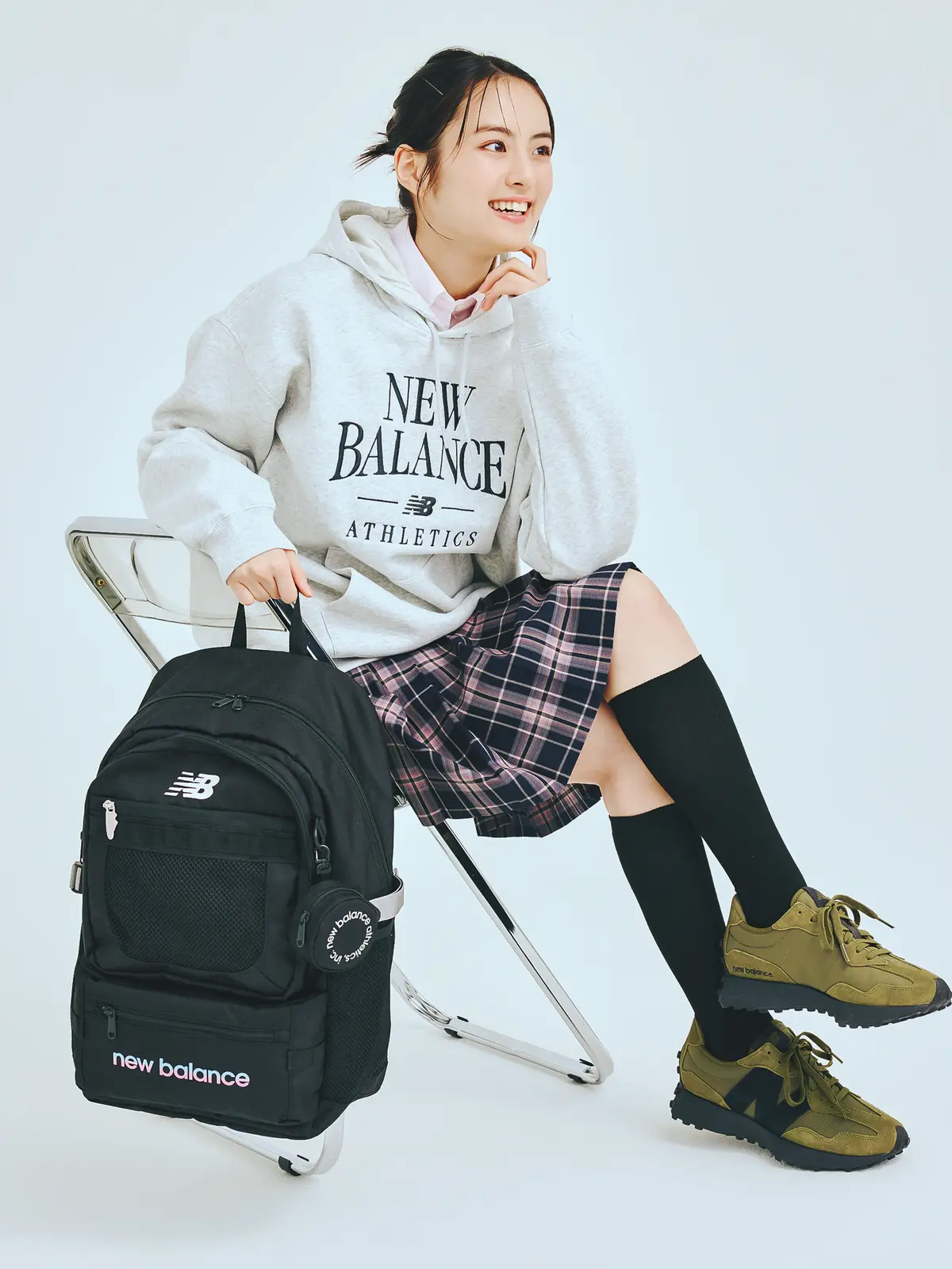 ニューバランスの通学リュック１