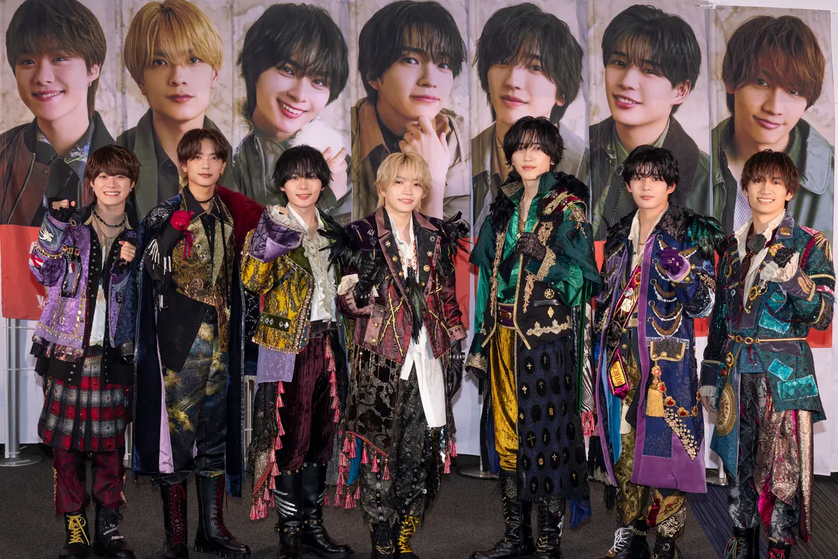 なにわ男子 コンサート会見写真1