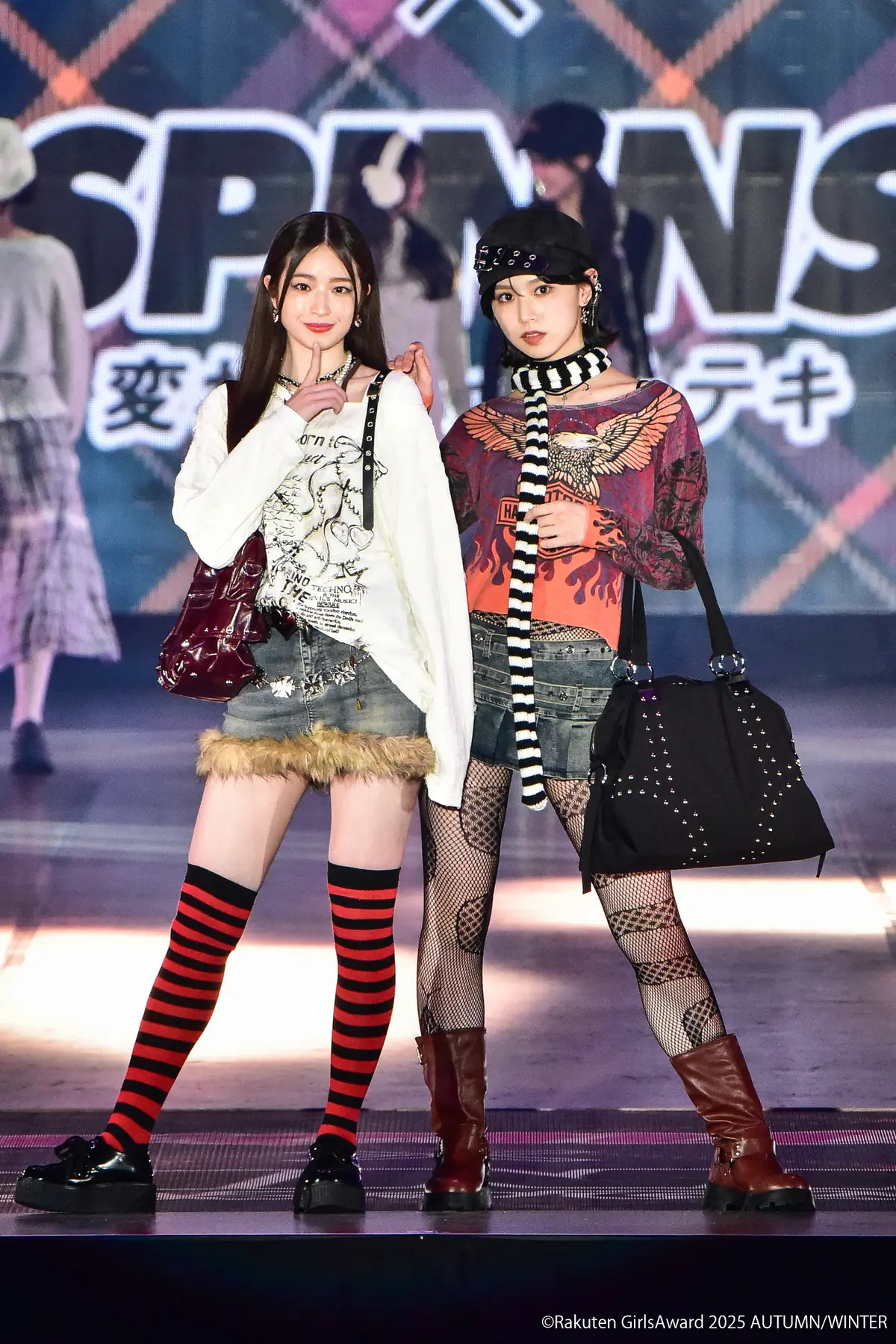 葛西杏也菜、森﨑美月のランウェイ