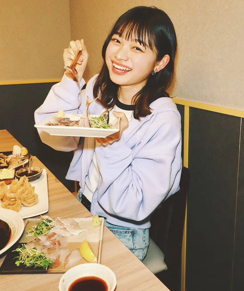 自分で釣った魚をいただきまーす！