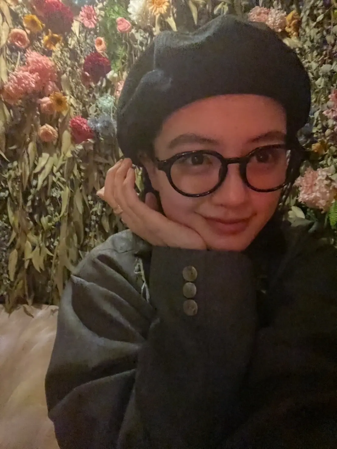 上坂樹里　5月　ブログ　メガネ着用画像１　