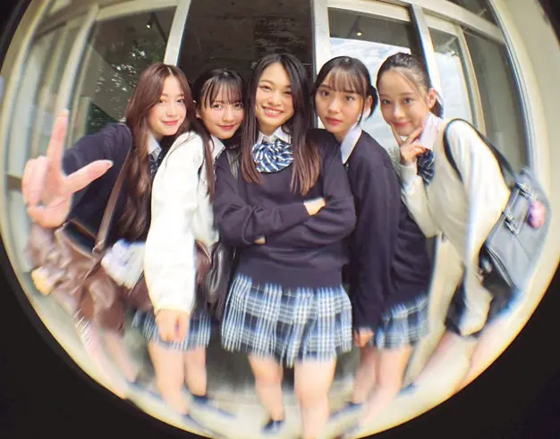 昇降口×魚眼レンズ