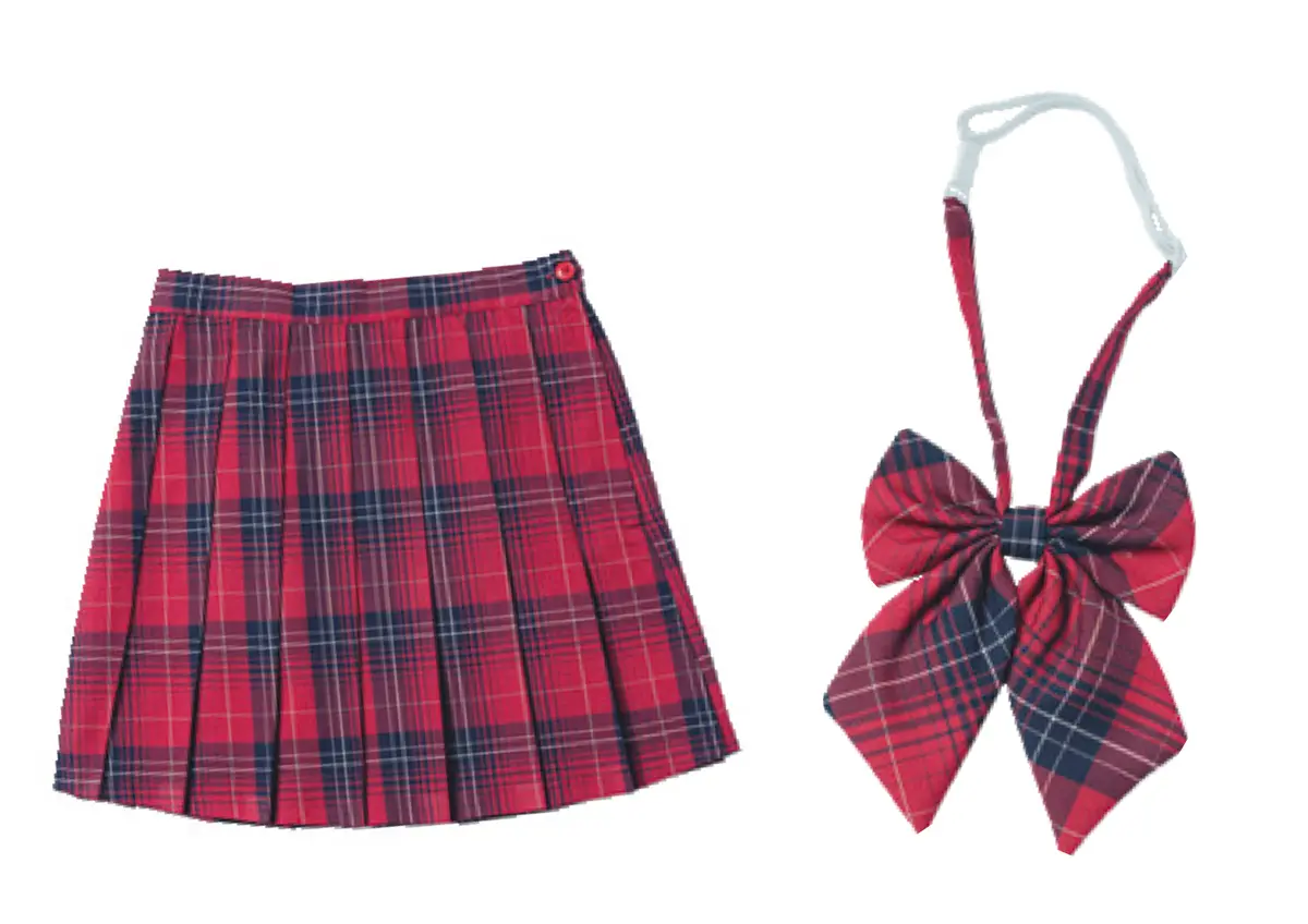 スカート￥2859・リボン￥770／WEGO