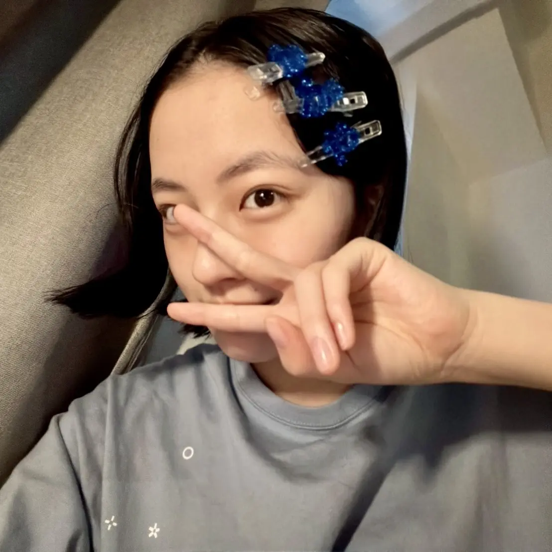 上坂樹里 かが屋さんのヘアクリップ