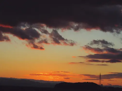 自分らしさが出せる夕焼け
