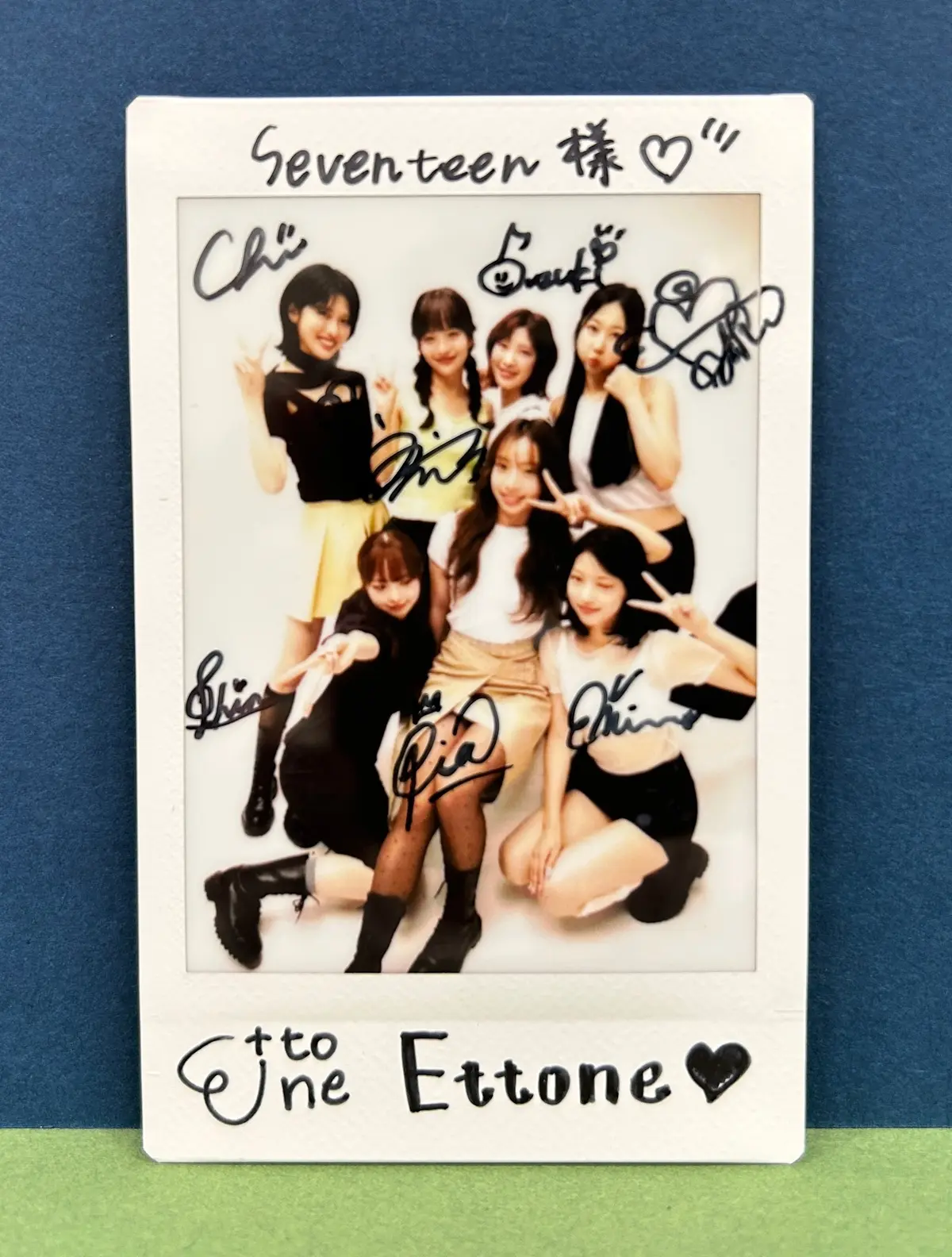 Ettone　サイン入りチェキ写真