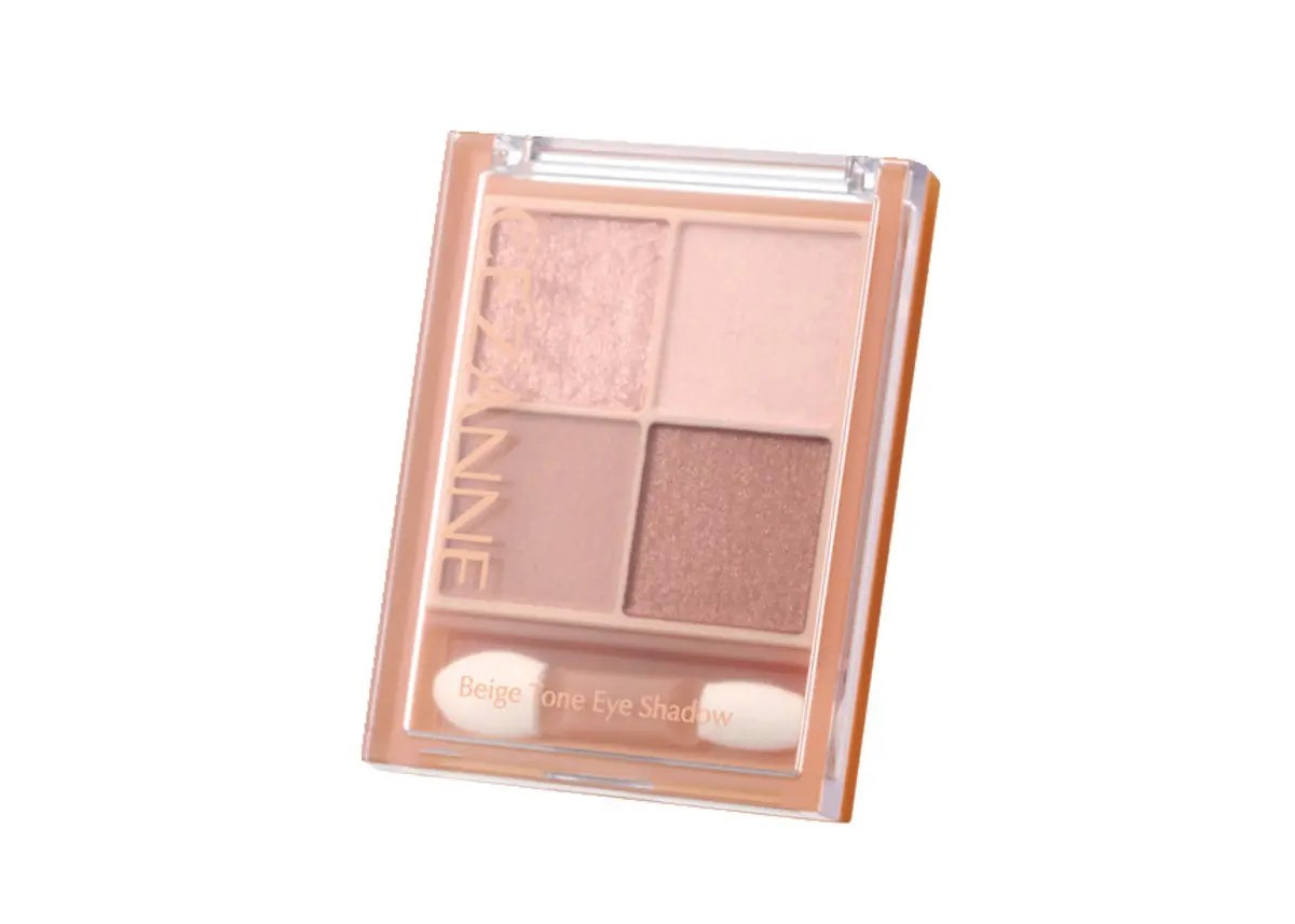 アイパレット部門／3位　セザンヌ  ベージュトーン アイシャドウ 02