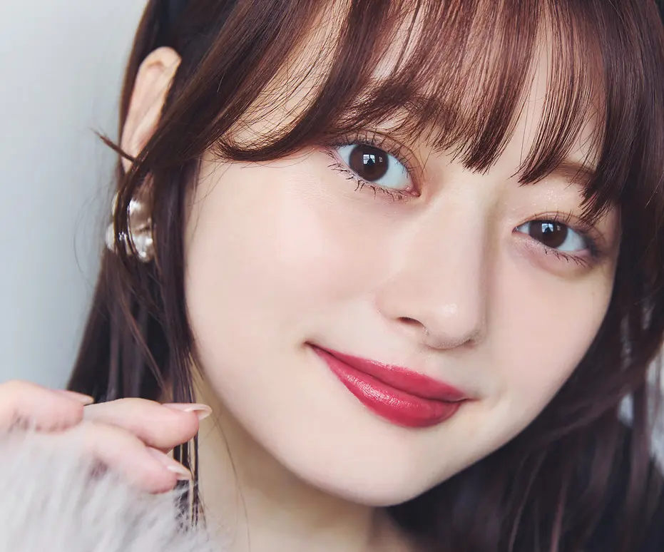 輪郭はぼかしてカジュアルに 