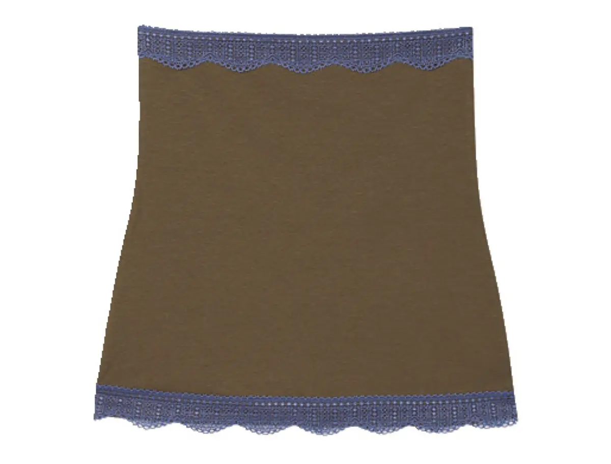 ウンナナクール 綿混薄手 ハラマキ BR￥1430／ワコール