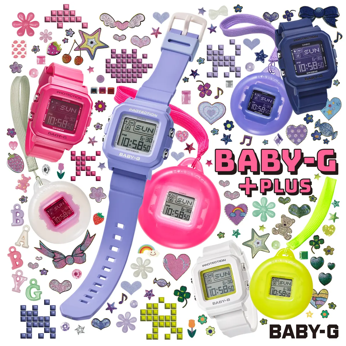 カシオ　カシオ　BABY-G＋PLUS　BGD-10K-7JR