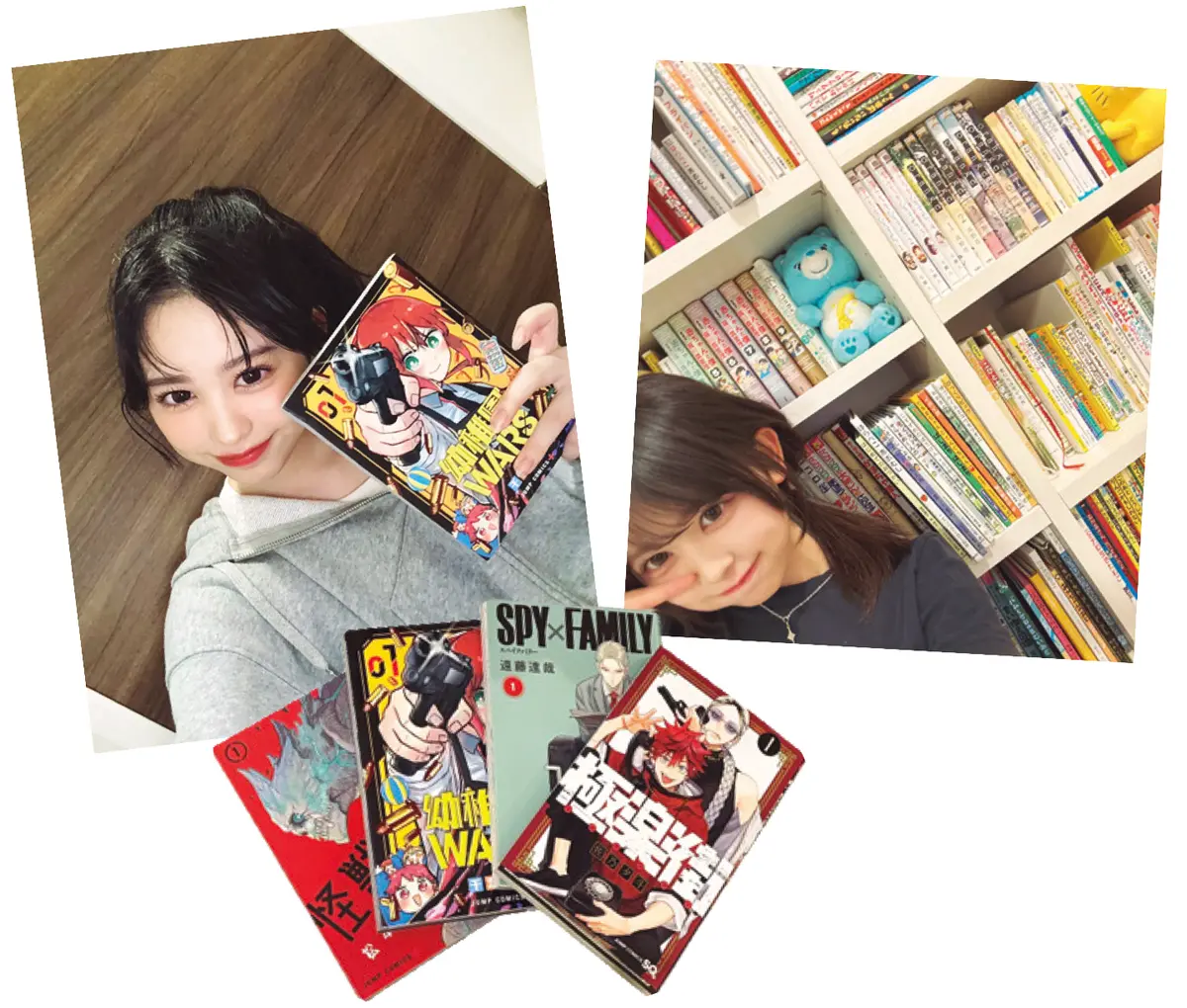 梶原叶渚はマンガを読むことが大好き