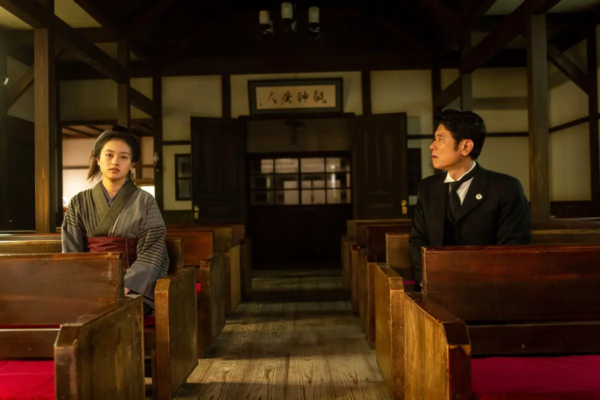 『風、薫る』　牧師・吉江善作（原田泰造）と大家直美