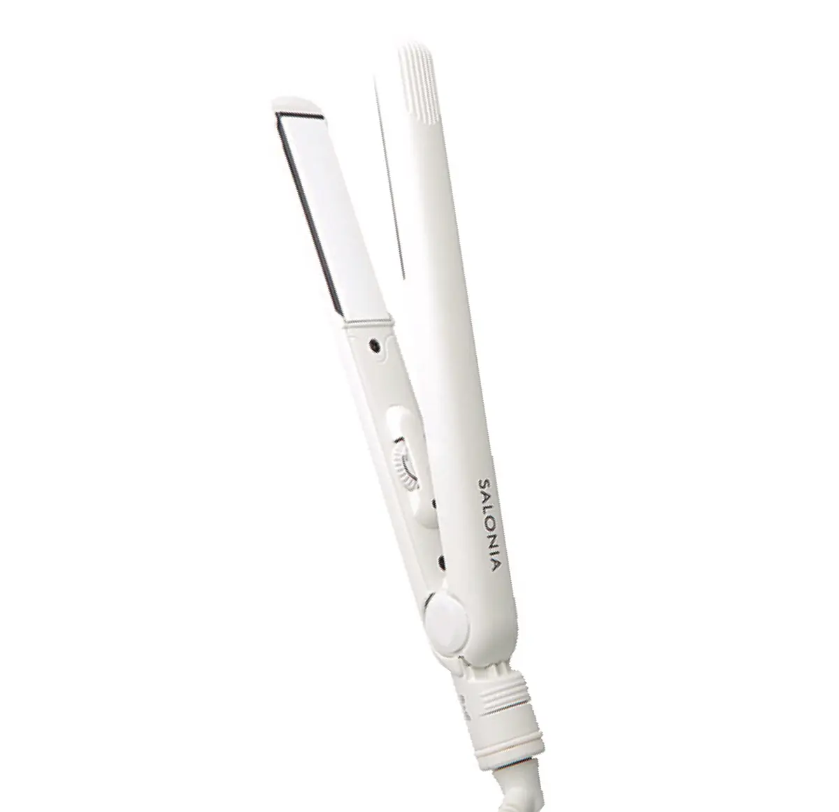 サロニア ストレートヘアアイロン 24㎜ ホワイト￥3828／I-ne