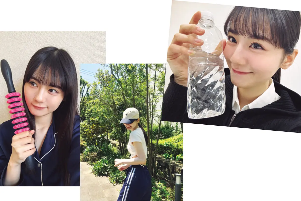 関谷瑠紀は運動+お水を飲むようにしてる!