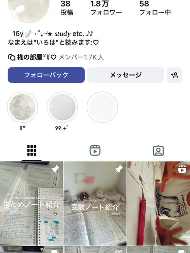 勉強アカ・椛ちゃん