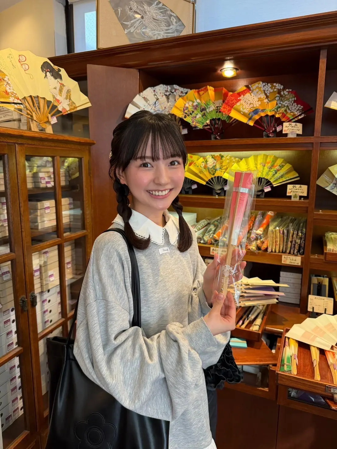 河村ここあ　ブログ　扇を買いに