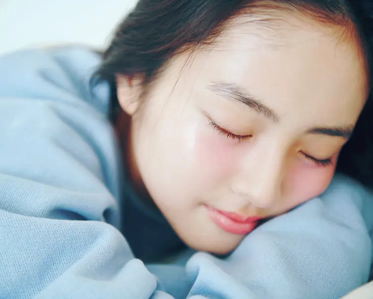 竹下　寝顔