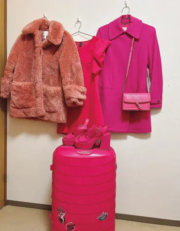 ピンクのアイテムたち