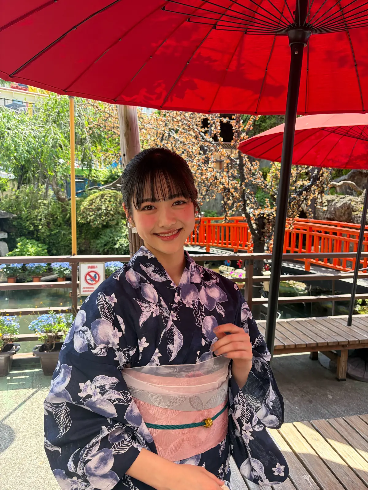原田ブログ　浴衣でカバーガール４
