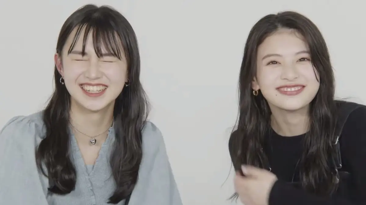 2022年5月13日配信Seventeen公式YouTube『【GU購入品】出口夏希 × 森﨑美月の5000円コーデ』