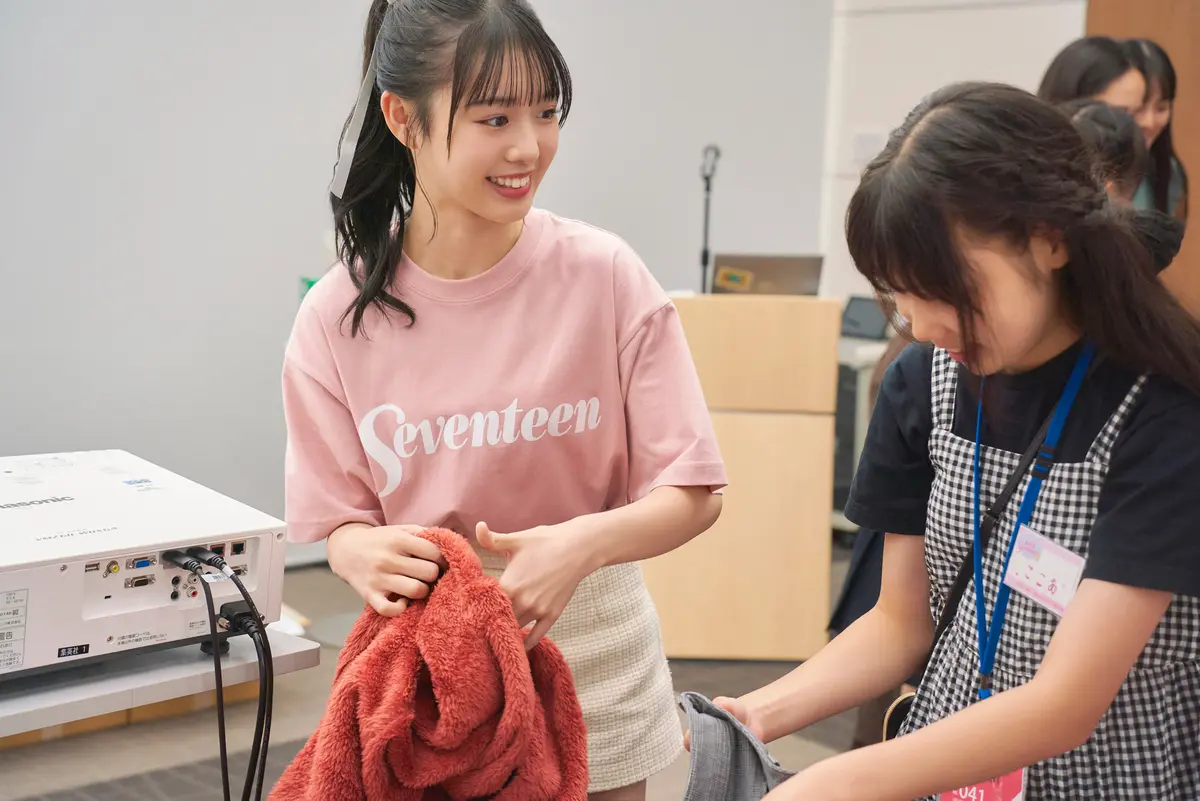 宮迫翠月と洋服の仕分けワークショップ