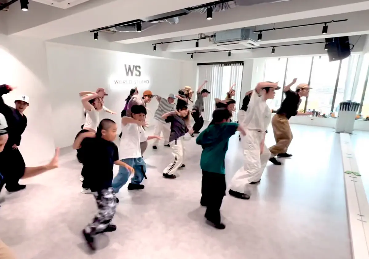 ダンススタジオの様子