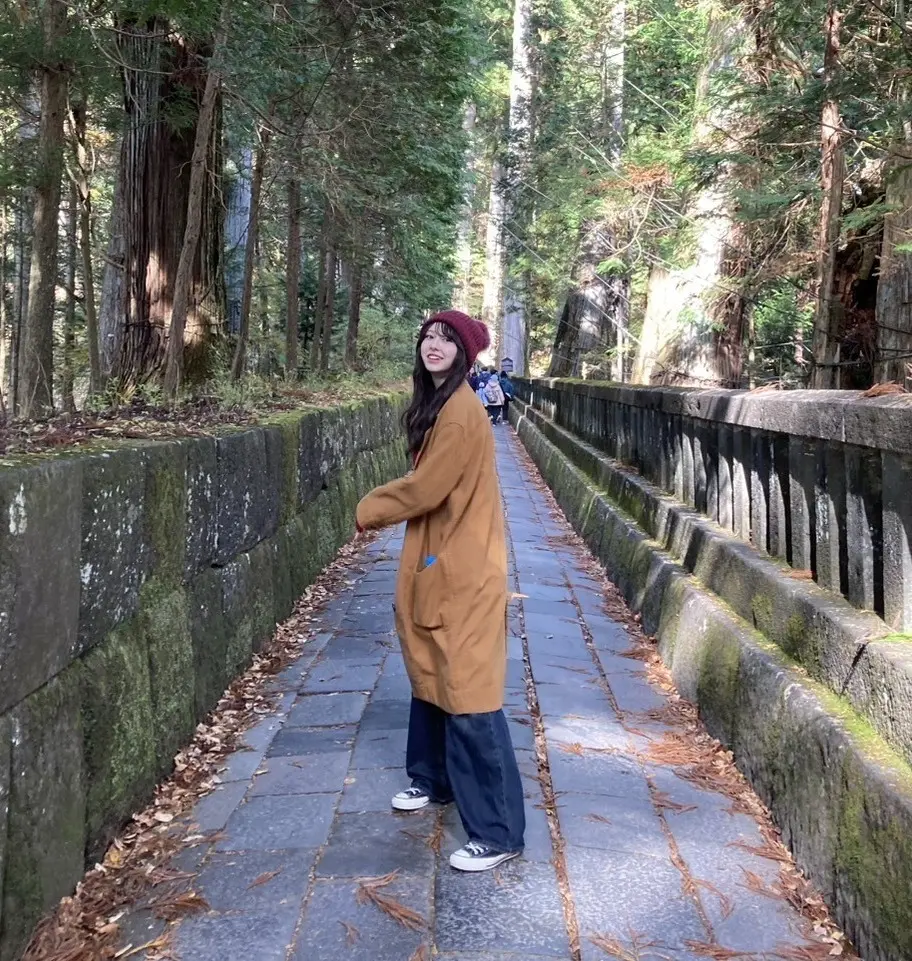 石川花はお散歩が大好き