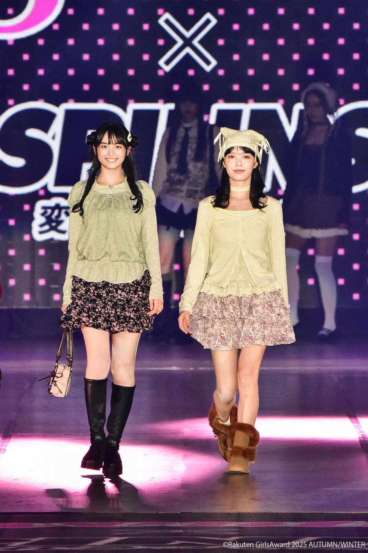 竹下優名、希咲うみのランウェイ