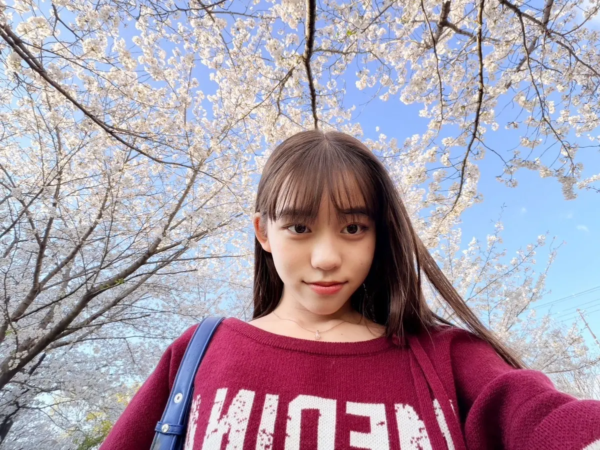 岡本望来・桜と♡２