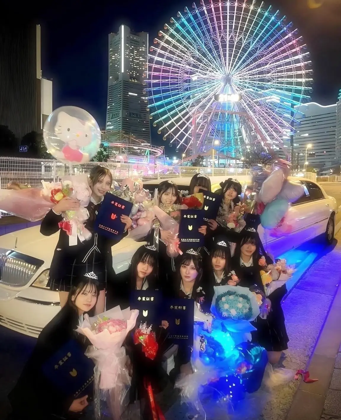「卒業式×リムジン」はJKのもはや定番！の画像_2