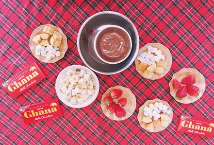 チョコフォンデュ