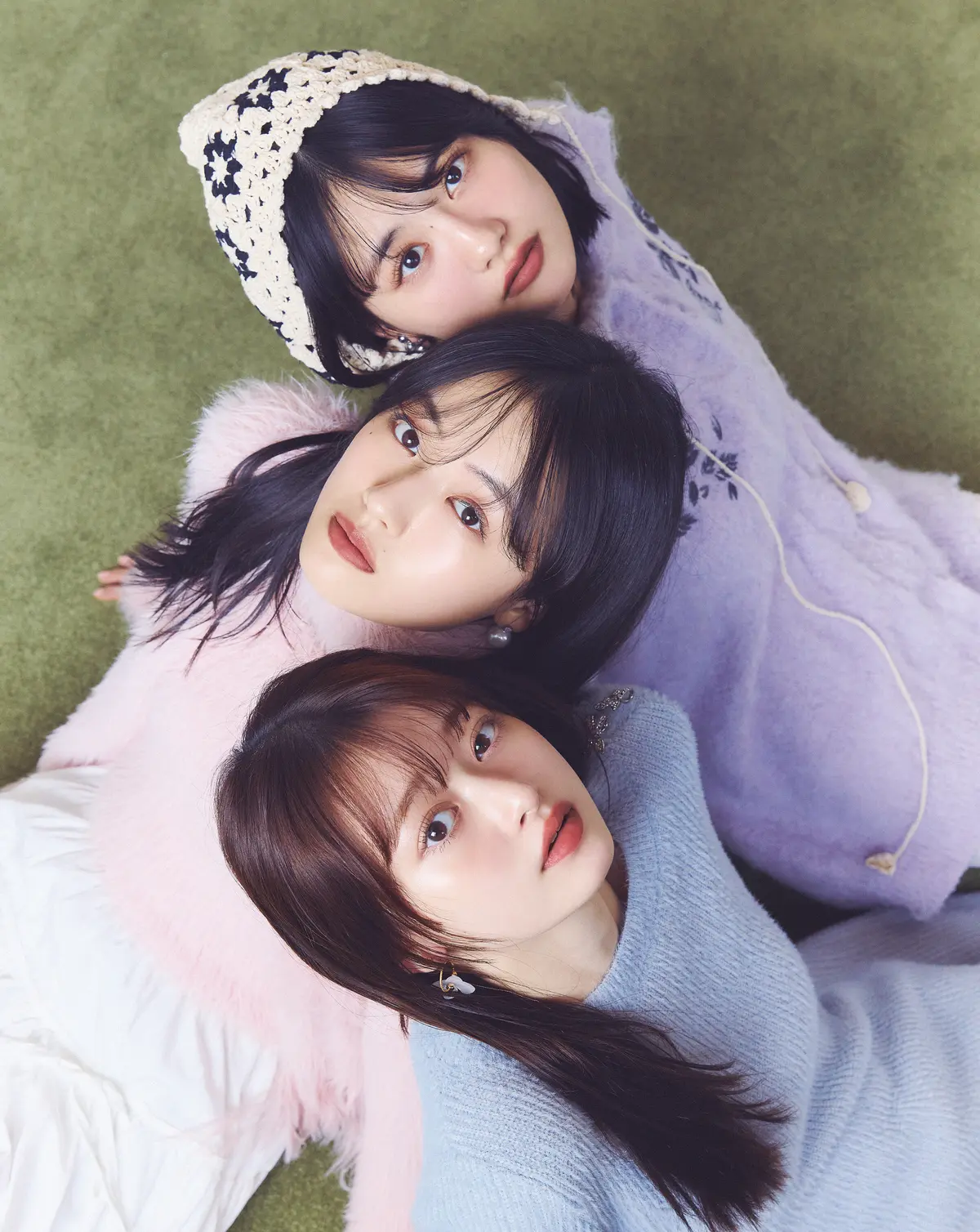 モコモコなゆめかわ色には温もりほろ苦カラーがマッチ♡ パステルニット×マットな ブラウンリップ