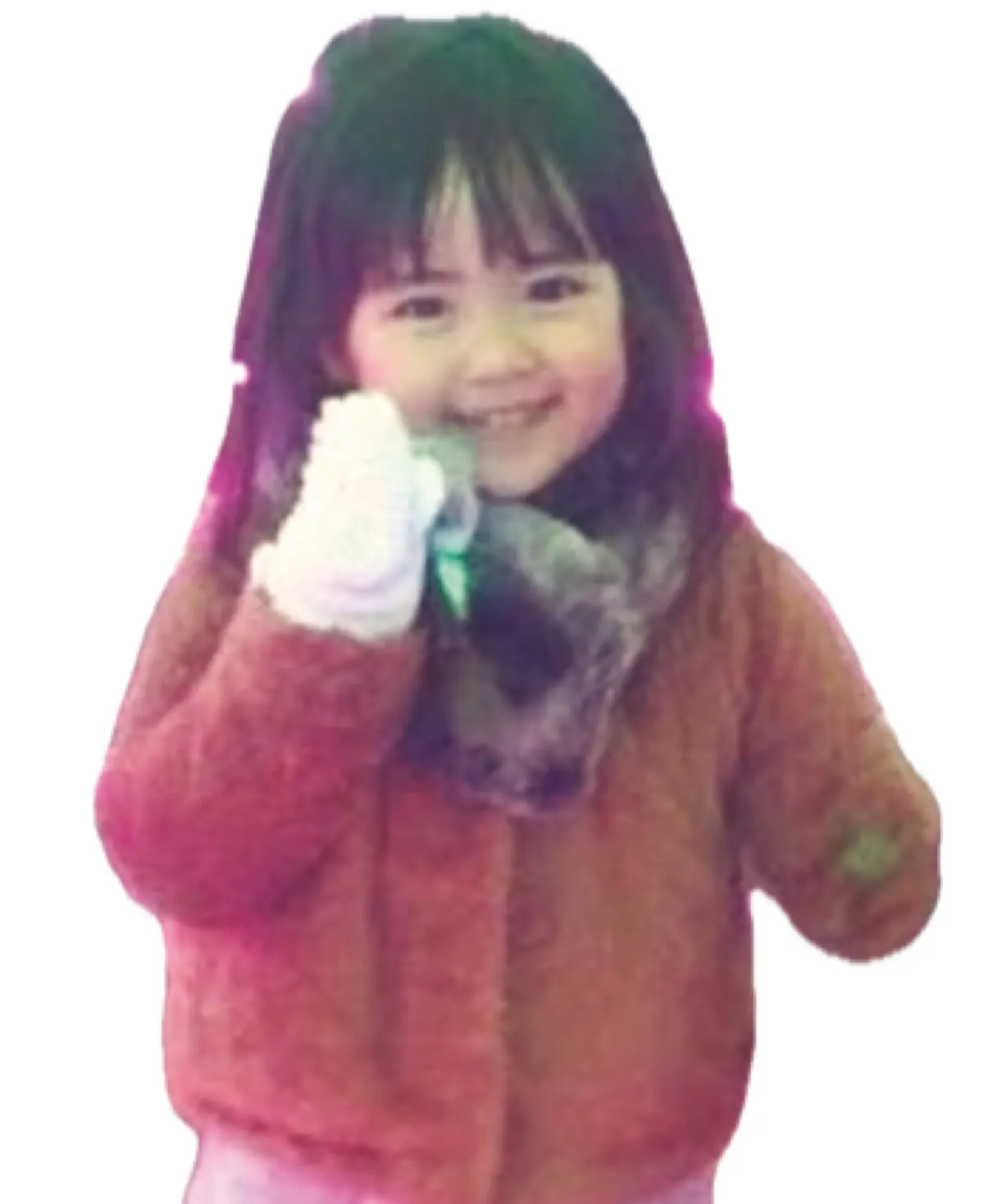 ５歳。 子どもの頃は人見知り！