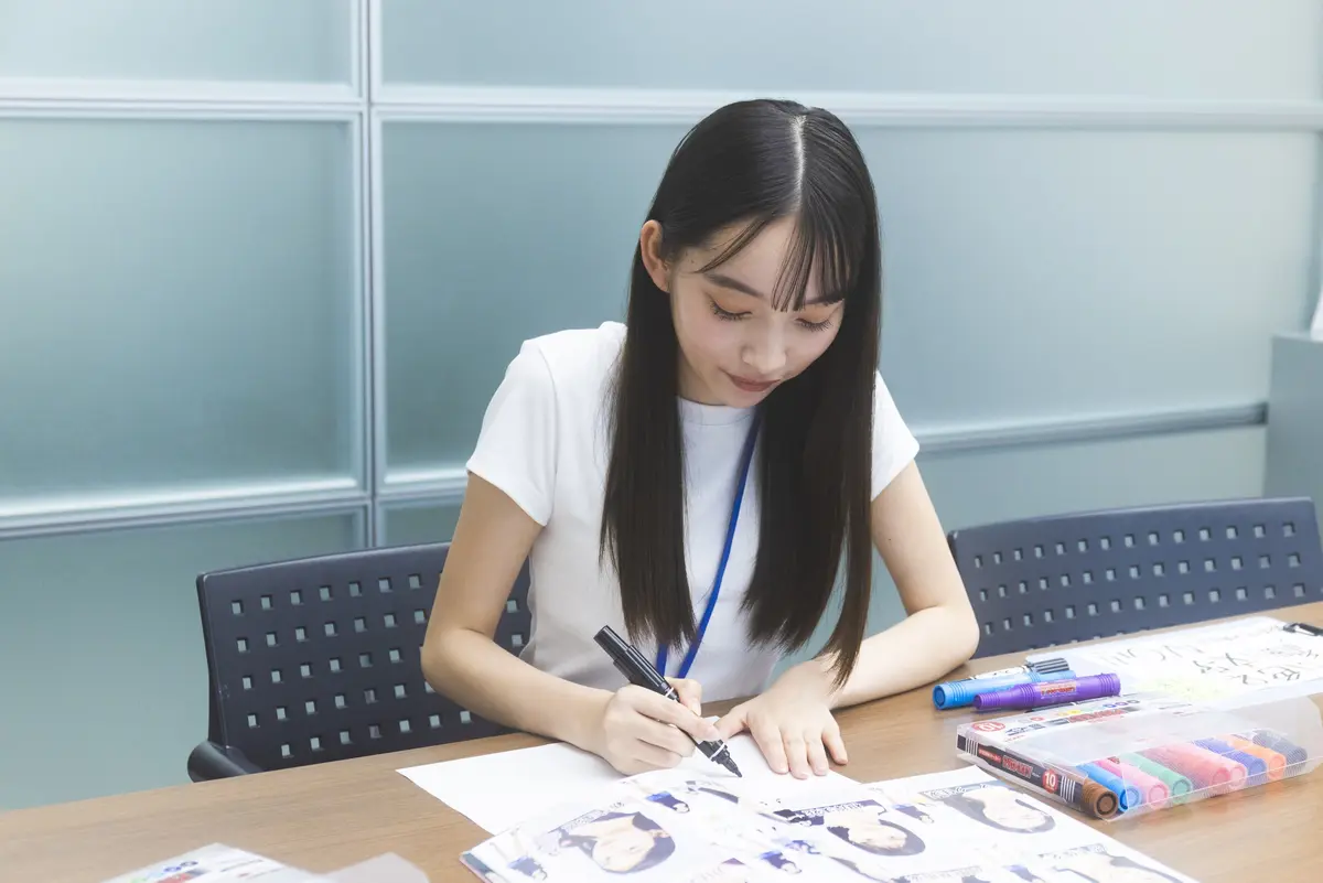 手書きのメッセージ