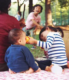 ４歳。弟ができてお姉ちゃんに♡
