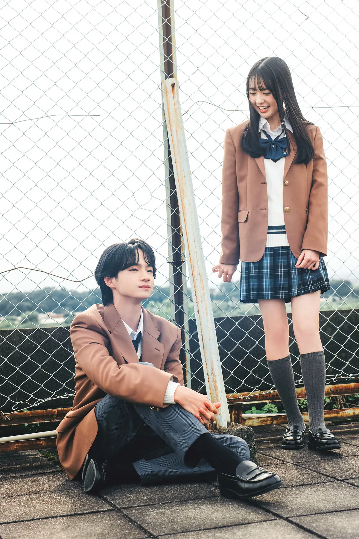 5位　屋上でふたりでおしゃべり