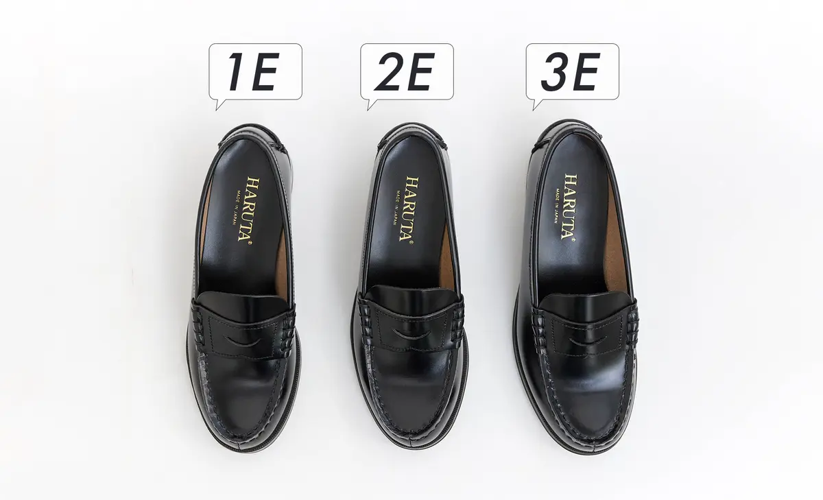 女子高生に人気のHARUTA（ハルタ）ローファーのワイズについて