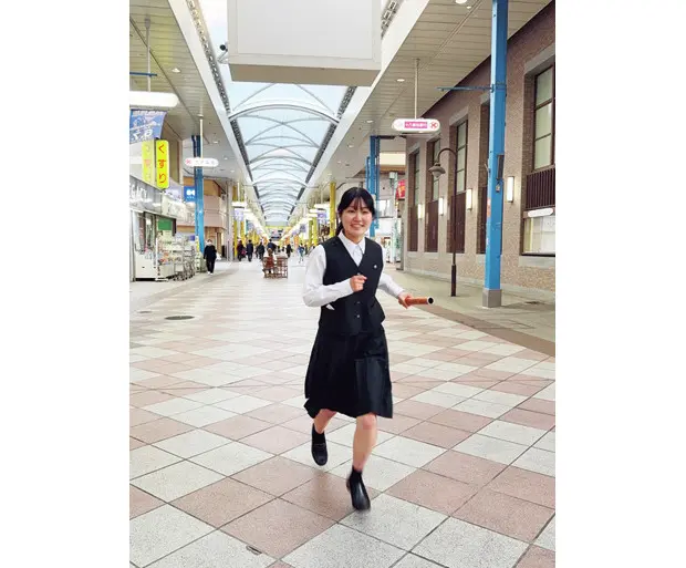 商店街ジャックで50ｍ走パーティー