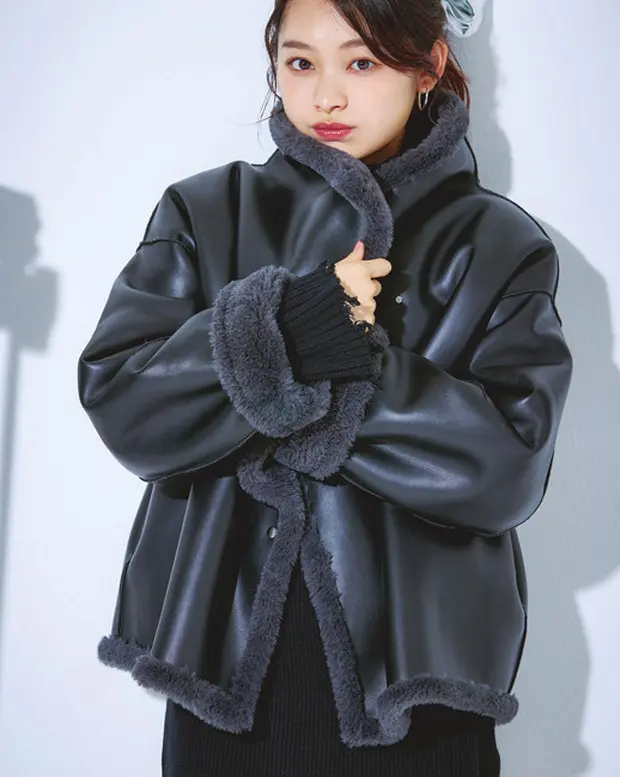 ふわもこアウターが主役