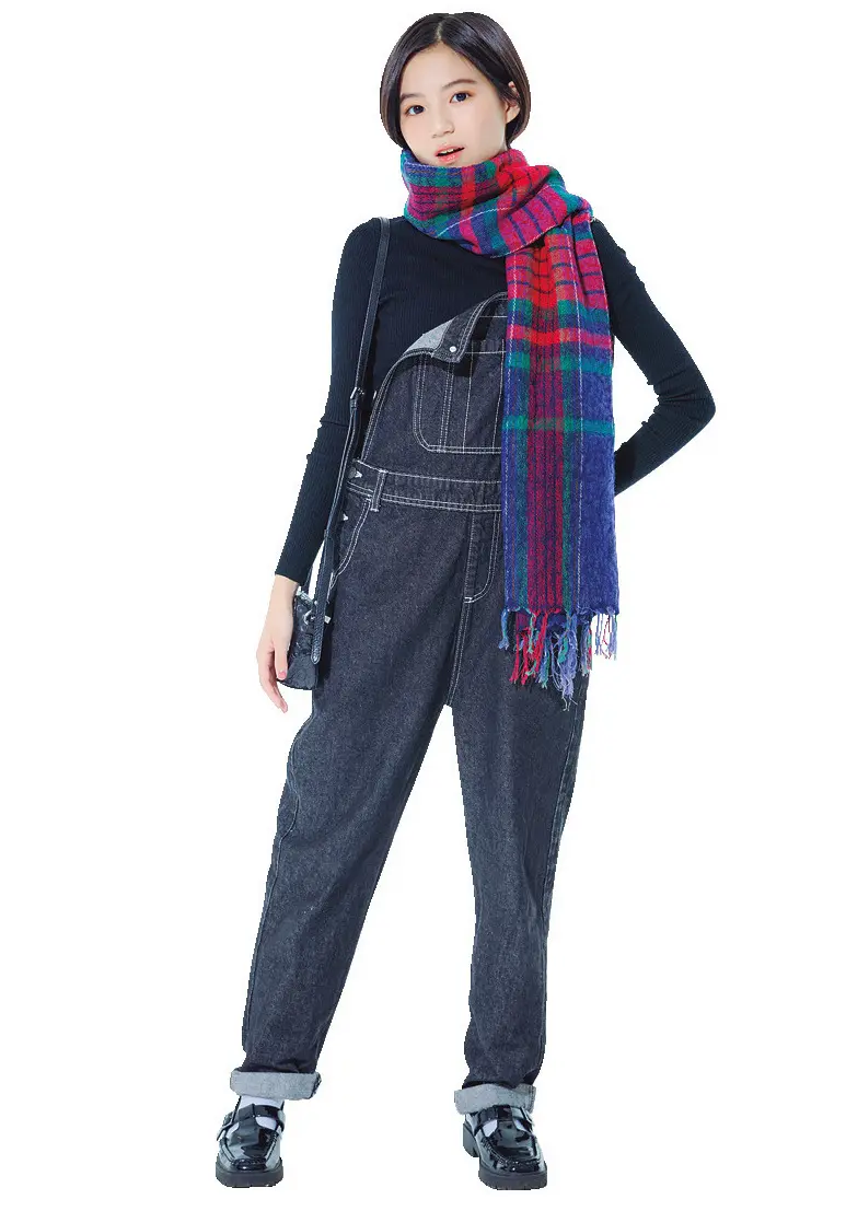 佐々木満音／チェック×黒でフレンチっぽく