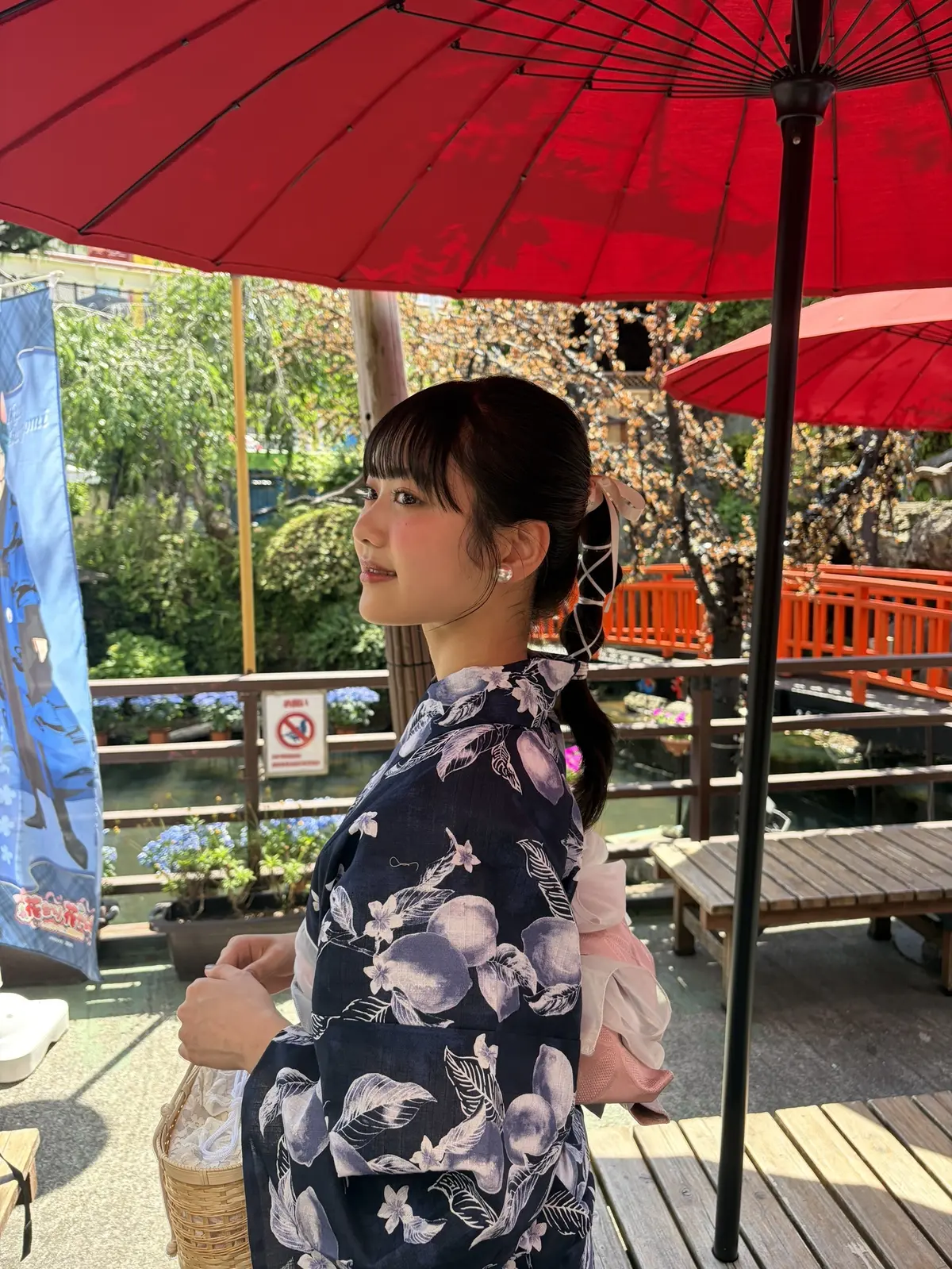 原田ブログ　浴衣でカバーガール５