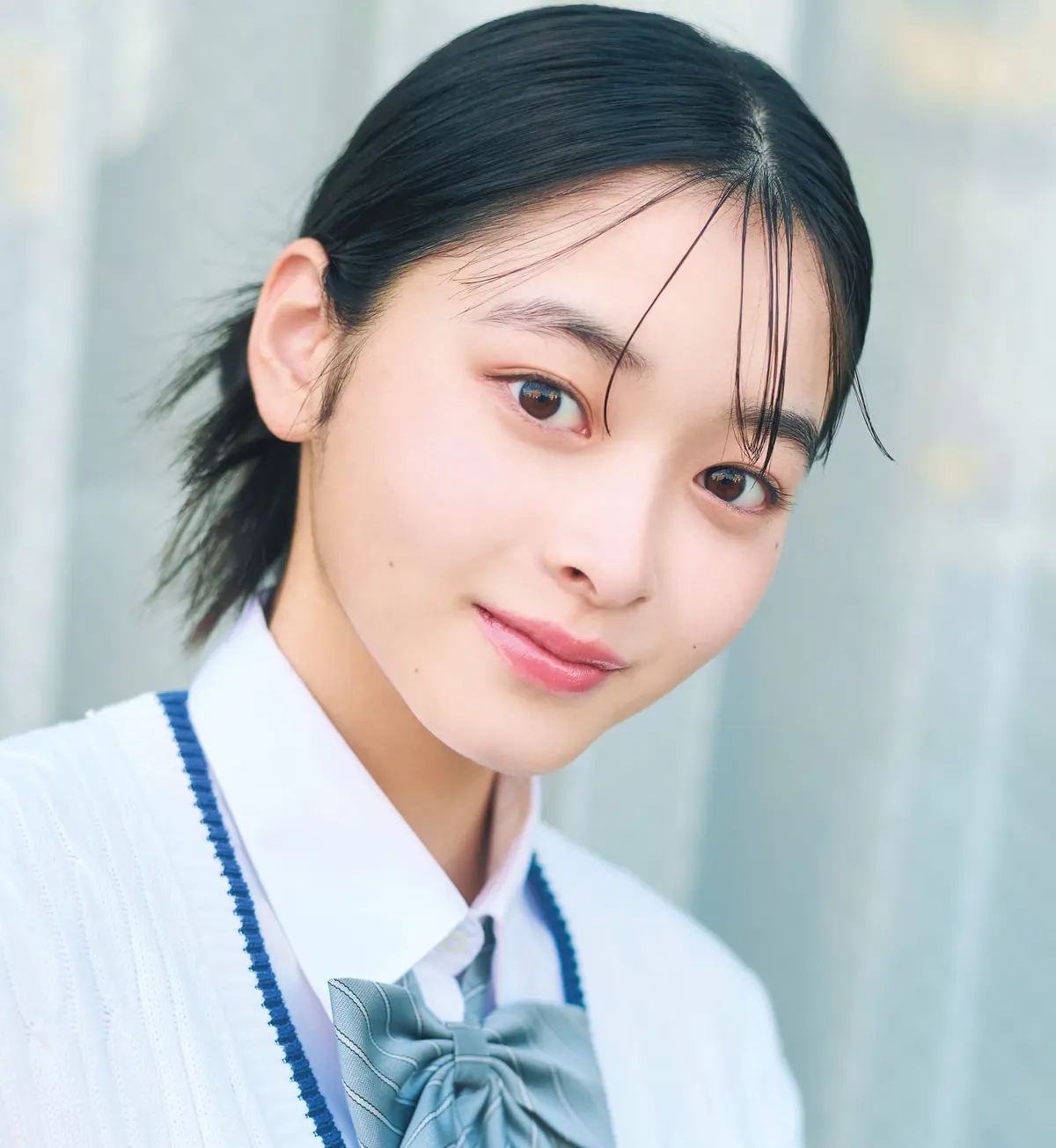 シースルーバング×カチモリ【黒髪でも盛れる学校ヘアアレ】