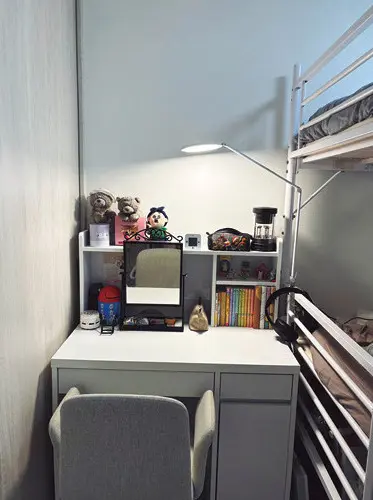 ３人姉妹で部屋をシェア